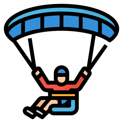 a paraglider