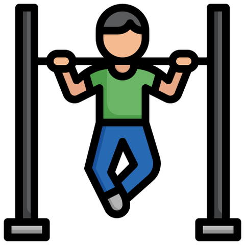 man doing pull-ups